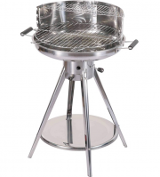 ACTIVA Edelstahl Holzkohle Rundgrill Ibiza