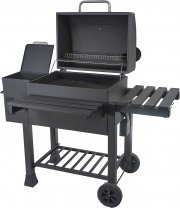 ACTIVA Mondial BBQ Grillwagen und Pellet-Smoker inkl. Digitales LED-Thermometer