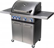 Activa Silver Star 500 4-Brenner Gasgrillwagen mit zus&auml;tzlichen 800 Grad Grill Infrarotseitenbrenner