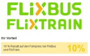 ADAC 10% Rabatt auf Flixbus und Flixtrain
