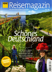 ADAC REISEMAGAZIN Jahresabo (6 Ausgaben) + 40 Euro Gutschein f&uuml;r Amazon, JET oder Globetrotter