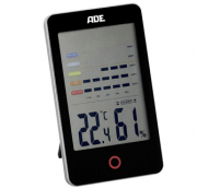 ADE Thermo-/Hygrometer WS1701 in Schwarz f&uuml;r 11,00 Euro inkl. Versand bei Digitalo