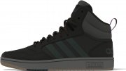 adidas Hoops 3.0 Mid WTR schwarz/dunkelgr&uuml;n Sneaker