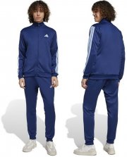 Adidas JI8873 Basic 3-Stripes HerrenTrainingsanzug blau