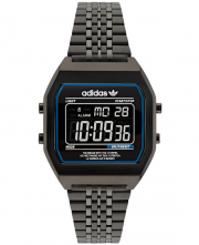 Adidas Originals Street Digital Two Herren Digital-Uhr im Retro-Stil mit Zeitmessfunktionen