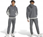 Adidas Sportswear Colorblock Hooded Trainingsanzug Dark Grey Heather