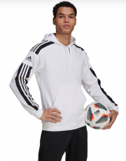 adidas Squadra 21 Hoodie wei&szlig;/schwarz