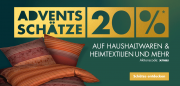 Adventssch&auml;tze im Galeria Karstadt Online-Shop mit bis zu 20% Rabatt auf verschiedene Artikel