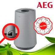 AEG AX31-201GY Luftreiniger - beseitigt 99,9% luftgetragener Bakterien