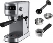 AEG EC6-1-6ST Thermoblock Espresso Siebtr&auml;germaschine mit Milchschaumd&uuml;se