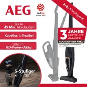 AEG QX6-1-42GG 2in1 Akku Hand- und Bodensauger beutellos