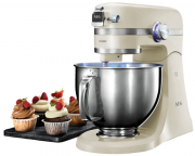 AEG UltraMix KM4100 K&uuml;chenmaschine inkl. 4,8 Liter und 2,9 Liter R&uuml;hrsch&uuml;sseln