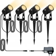 Aerb 12W LED Gartenleuchten mit Erdspie&szlig;