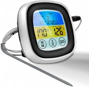 Aiboria Fleischthermometer mit Touchscreen-Farb-LED-Display