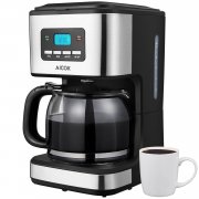 Aicok 12 Tassen Kaffeemaschine mit Timer 1.8L Glaskanne f&uuml;r 26.99&euro;
