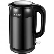 Aicok Doppelwand Wasserkocher Edelstahl 1.7L 2200W f&uuml;r 22,29&euro;