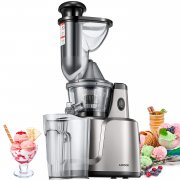 Aicook 3 In 1 Slow Juicer f&uuml;r Obst, Gem&uuml;se, Babynahrung & Eiscreme
