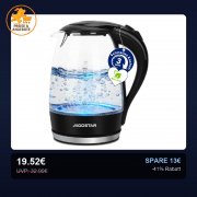Aigostar Glaswasserkocher 1,7L f&uuml;r nur 19,52&euro;