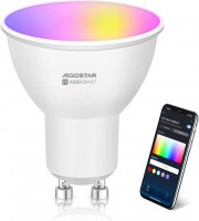 Aigostar LED RGBCCT WLAN GU10 6.5W Lampe mit App, Alexa und Google Steuerung