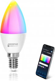 Aigostar LED RGBCW E14 SL2 Smart Lampe mit App, Alexa und Google Steuerung