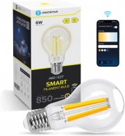 Aigostar Smarte E27 LED Retro Edison Vintage Gl&uuml;hbirne mit App, Alexa und Google Steuerung