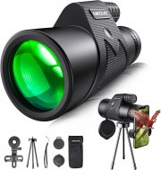 AikoveFP 12x50 HD Monokular inkl. Smartphone Halter Stativ