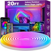 AILBTON 6 Meter Outdoor RGB Neon Lights Streifen mit Music Sync