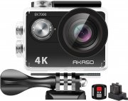 AKASO 4K 30FPS 20MP WiFi Action Kamera mit Fernbedienung und 2x1050mAh Akkus