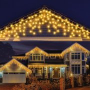 AKASUKI 9 Meter 240 LEDs Eisregen Lichterkette