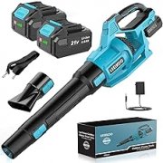 Akku Laubbl&auml;ser LEEIKOO mit 2 Akkus f&uuml;r 75,99&euro; | 90-Tage-Bestpreis!
