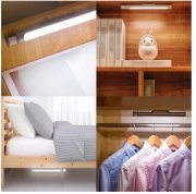 Akku LED Lampe mit Bewegungssensor (Schrank/Bett) in kalt- oder warmwei&szlig; - USB
