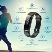 Aktivit&auml;tstracker mit Pulsmesser Wasserdicht IP68 Farbbildschirm Schrittz&auml;hler