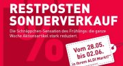 ALDI NORD RESTPOSTENVERKAUF 28.05 &ndash; 02.06.