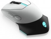 Alienware 610M kabellose Wireless Gaming Mouse Lunar Light