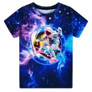 ALISISTER Jungen Neon T-Shirts mit 3D Astronauten-Print f&uuml;r nur 8,99&euro;