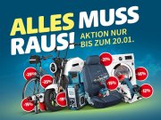Alles mu&szlig; raus bei Hagebaumarkt 