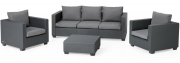 Allibert Lounge-Set Salta in Polyrattan-Optik mit Sunbrella-Auflagen bei Garten XXL f&uuml;r 529,99 Euro