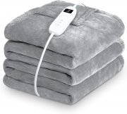 Alljoy Extra gro&szlig;e 130x180cm Pl&uuml;sch Heizdecke mit Abschaltautomatik