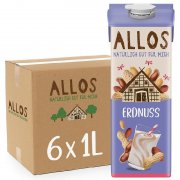 Allos Bio Erdnuss Drink (6x1L) f&uuml;r nur 11,75&euro;