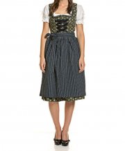 ALMSACH Maxi-Dirndl mit Sch&uuml;rze, 2-teilig, gr&uuml;n / blau, 70 cm f&uuml;r 26,12&euro; statt 46,89&euro;