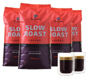 Altezza Slow Roast - Kaffeebohnen (4 kg) + 2 doppelwandige Kaffeegl&auml;ser (260 ML)