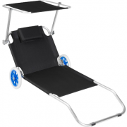  Alu Strandliege schwarz f&uuml;r 25,99&euro;