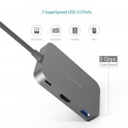 Aluminiumlegierung 7-in-1 USB-C Hub f&uuml;r 26,99&euro;