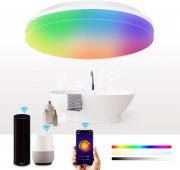 ALUSSO Smart RGB LED Deckenleuchte mit App, Alexa und Google Assistant