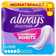 Always Discreet Einlagen Long (80 Stk.) f&uuml;r 18,72&euro; bei Amazon