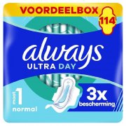 Always Ultra Binden Gr. 1 Normal Sparpack (114 Stk.) f&uuml;r 11,44&euro;