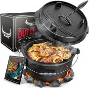 Amandi Das Original - Gusseisen Dutch Oven Set inkl. Deckelheber