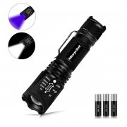 Amazon - 2 in 1 UV Lampe, Morpilot Schwarzlicht und Wei&szlig;es Licht Taschenlampe f&uuml;r 6,99 Euro