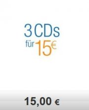 Amazon 3 CDs f&uuml;r 15,00 Euro