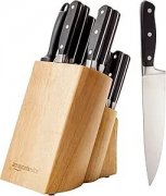 Amazon Basics Messerblock inkl. 18 Messer stark reduziert